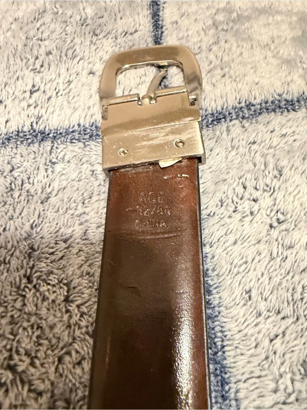 Classic Reversible Black/Brown Leather Men's Belt with Silver Buckle